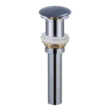 AQM7002-0MDG Донный клапан PushOpen, без перелива, керамическая накладка, Темно-серый матовый AQM7002-0MDG