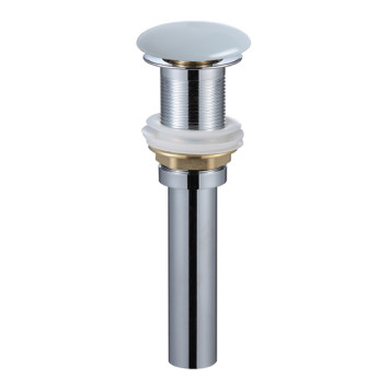 AQM7002-0MFG Донный клапан PushOpen, без перелива, керамическая накладка, Светло-серый матовый AQM7002-0MFG
