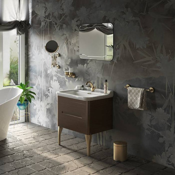 Kerasan Waldorf Комплект подвесной мебели 80см, с 2-мя ящиками Цвет: noce. 4141K1bi/cr*1, 925646-2