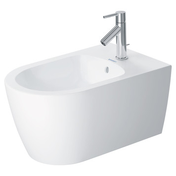 Duravit Me by Starck Биде подвесное 57х37см., с 1 отв. под смеситель, с креплением, цвет: белый. 2288150000-5