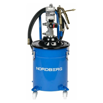 Установка пневматическая для раздачи густой смазки с баком 20 л NORDBERG NO5020