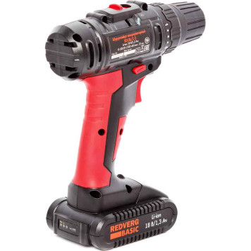 Шуруповерт аккумуляторный REDVERG Basic SD18L/1-2-3