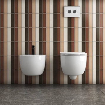 Globo Mode Унитаз подвесной безободковый 53х34 см, цвет: белый-1