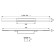 TECE Профиль для душа TECEdrainprofile, 900 мм, PVD Polished Black Chrome. 670911