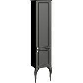AQ LAD0504BLK LaDonna Пенал на ножках 400х1850х300 мм, Черный, правый/левый LAD0504BLK