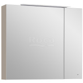 Roca A857647515 Oleta Шкаф зеркальный, 800х700х137 мм, LED светильник, Капучино матовый A857647515