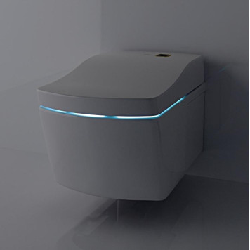 Toto Neorest AC Унитаз подвесной 42.3x66.6x41см, безободковый, CeFiONtect, Tornado Flush, с сиденьем Washlet, цвет: белый