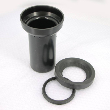 ОтводAlcaplast L=200 мм d110 х 90 мм для подвесного унитаза-2