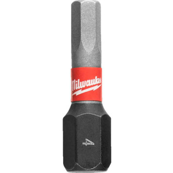 Бита Milwaukee SHOCKWAVE HEX 4х25 (2шт.)(895)-1