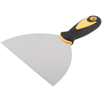 Шпатель, нерж.сталь, прорезиненная ручка 6 (150 мм)-1