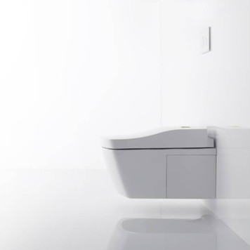 Toto Neorest AC Унитаз подвесной 42.3x66.6x41см, безободковый, CeFiONtect, Tornado Flush, с сиденьем Washlet, цвет: белый-5