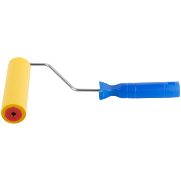 Валик прижимной для обоев резиновый, желтый 150 мм-3