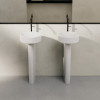BETTE Suno Pedestal Раковина напольная 34x84cм, с 1 отв., цвет: белый. A250-000 VK2