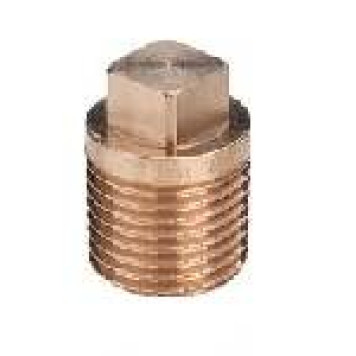Заглушка, Viega, с квадратом, с наружной резьбой 3/4, бронза, модель 3291