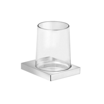 Стакан, Keuco, Edition 11, шгв 86-105-114, цвет-прозрачный/хром