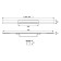 TECE Профиль для душа TECEdrainprofile, 1200 мм, PVD Brushed Black Chrome. 671201