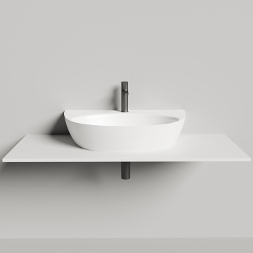 Salini Alda Wall 03 Раковина 60х71х15см., накладная, 1 отв., S-Sense, цвет: белый. 140313G-5