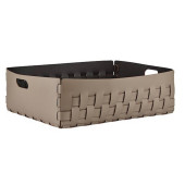 ADJ Корзинка Bottega, 60x50xH20 см., цвет: капучино/шоколад. 1049.04/06