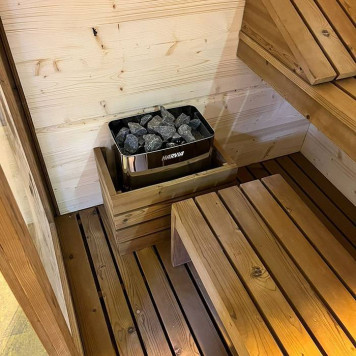 GRUPPO TREESSE AURA сауна 180х150х216Н, SX (левый вариант), подсветка, фронтальная дверь стекло/дерево. SA1815DX01AVL-6
