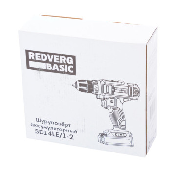 Шуруповерт аккумуляторный REDVERG Basic SD14LE/1-2-9