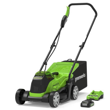 Газонокосилка аккумуляторная Greenworks 24V ( АКБ 2Ач и ЗУ)-1