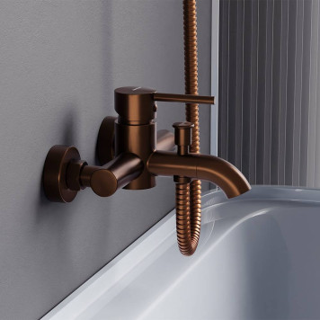 361000500 Смеситель для ванной и душа, розовое золото-1