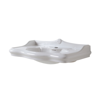 Azzurra Jubilaeum Раковина 90x56xH32 см, с пьедесталом 27xH68 см, 3 отв., цвет: Bianco lucido. JUCLT0000000BI/(JUB300 bi), JULP0905500TBI/(JUB200/90T bi)*3-3