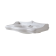 Azzurra Jubilaeum Раковина 90x56xH32 см, с пьедесталом 27xH68 см, 3 отв., цвет: Bianco lucido. JUCLT0000000BI/(JUB300 bi), JULP0905500TBI/(JUB200/90T bi)*3