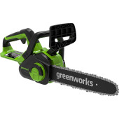 Пила цепная аккумуляторная Greenworks G24CS25K4, 24V, 25см (c АКБ 4Ач и ЗУ)