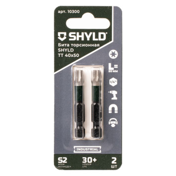 Бита SHYLD торсионная Torx Tamper 40х50 (2шт.)(10300)