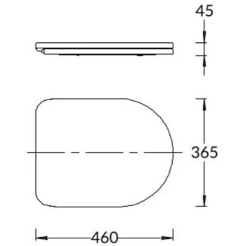 Kerama Marazzi Pompei Сиденье для напольного унитаза, цвет: камео бежевый глянцевое-2