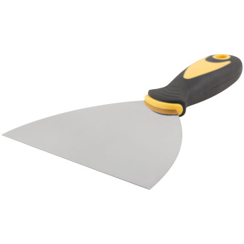 Шпатель, нерж.сталь, прорезиненная ручка 5 (125 мм)-6
