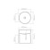 Dea Design Pedestal Basin Раковина 40х42х55см., напольная, без отв., Solid Surface, цвет: White №18. DD2013 400 18