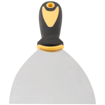 Шпатель, нерж.сталь, прорезиненная ручка 4 (100 мм)-3