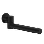 AQM8303MB Излив встраиваемый поворотный, черный матовый AQM8303MB