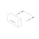 Decor Walther Stone KB Диспенсер для салфеток 8x26x13.5см, настольный, цвет: белый