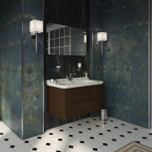 Kerasan Waldorf Комплект подвесной мебели 100см, с 2-мя ящиками Цвет: noce. 4142K1bi/cr*1,  925546