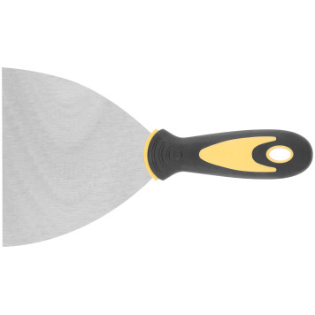 Шпатель, нерж.сталь, прорезиненная ручка 5 (125 мм)