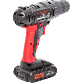 Шуруповерт аккумуляторный REDVERG Basic SD14L/1-3