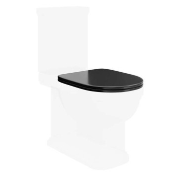 Kerama Marazzi Pompei Сиденье для напольного унитаза, цвет: черное глянцевое-1