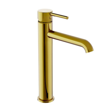 360250600 Смеситель для раковины высокий, золото