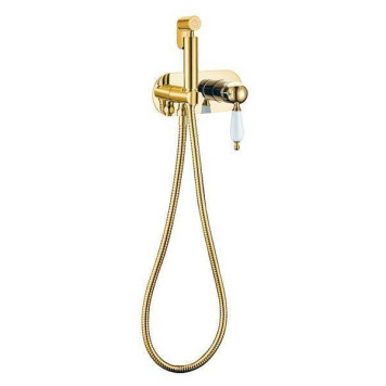 Boheme Imperiale Гигиеническая лейка со смесителем, цвет: золото глянцевое 425