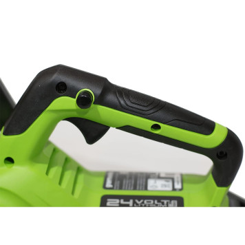Пила цепная аккумуляторная Greenworks G24CS25K4, 24V, 25см (c АКБ 4Ач и ЗУ)-3