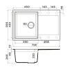 Omoikiri Sakaime 79-CH Кухонная мойка Tetogranit 79x50 см, цвет: шампань 4993283