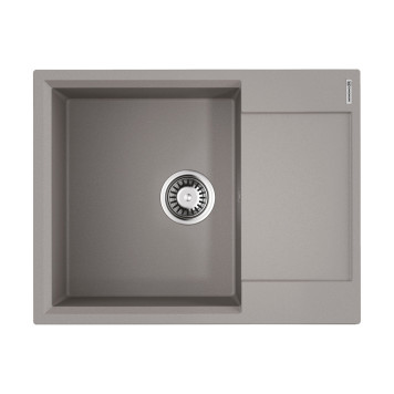 Omoikiri Daisen 65T GR Кухонная мойка из Tetogranit 65x23 см, крыло справа, цвет: leningrad grey 4993583