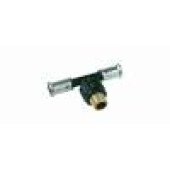 Фитинги под пресс-инструмент Тройник НР, ПВДФ пресс, 20x1/2x20 HE 14PK-200420