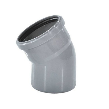 Отвод PP-H сер б/н Дн50х30гр в/к РосТурПласт 36420