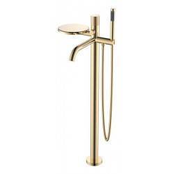 Boheme Stick Смеситель для ванны напольный 32x26x98,5h см, цвет: золото глянцевое 129-GG.2