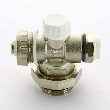 Дренажная группа Н UNI-FITT 1 для коллекторных групп с ручным воздухоотводчиком, никелированная