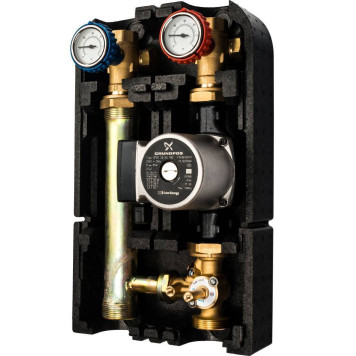 Насосная группа STOUT SDG-0003 с смесителем 1& и насосом Grundfos UPSO 25-65-1